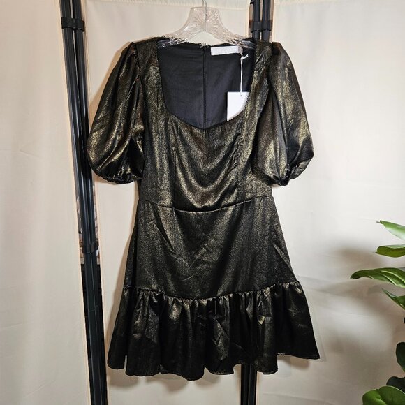 Rachel Parcell Dresses & Skirts - Rachel Parcell Ruffle Puff Sleeve Dress Size 8